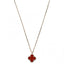 Cora Mini Necklace - Red